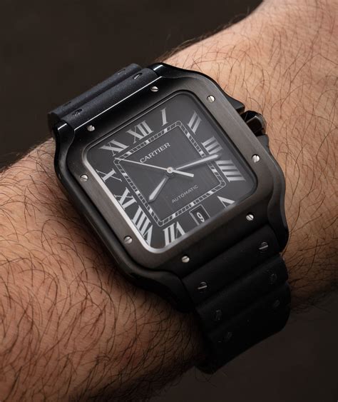 cartier watch black|all black cartier watch.